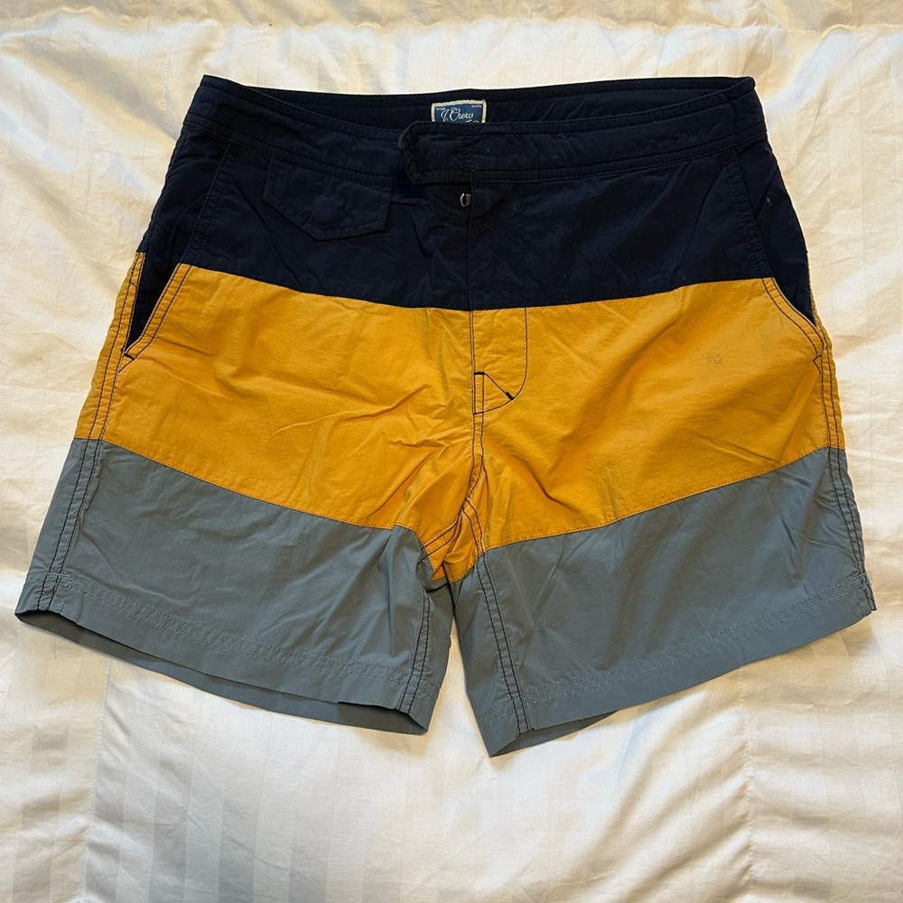 J.Crew color block bathing suit with liner